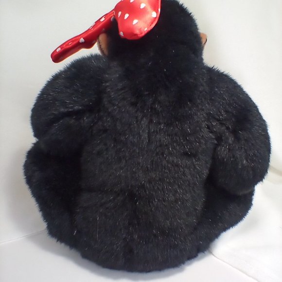 Cute Plush Stuffed Animal - Adorable Monkey with Rose - Picture 3 of 5